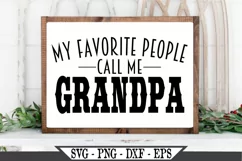 My Favorite People Call Me Grandpa SVG Product Image 2