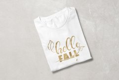 Hello fall. svg Quote Product Image 4
