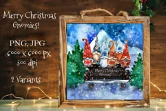 Christmas Gnomes. Christmas Card. Christmas Truck. Product Image 2