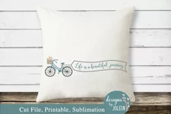 Life is a beautiful journey banner - SVG, Sublimation, Print Product Image 2