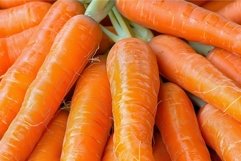 Freshly harvested carrots forming a textured background Product Image 1