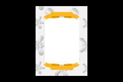 3d Flower Frame Photo Template Design Product Image 2
