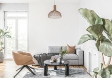 Wall mockup - Wallpaper mockup - Living room Product Image 11
