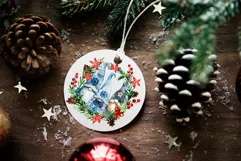 Christmas Gnomes. Christmas Wreath. Christmas Card Product Image 6