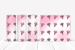 Ice Cream Tumbler Wraps - 20 oz Skinny Tumbler Sublimation Product Image 3