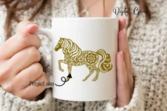 Horse, Chinese new year SVG / DXF / EPS / PNG files Product Image 6