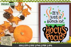 It's just a bunch of Hocus Pocus | Halloween SVG | Quote Product Image 2