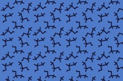 Seamless repeat pattern of hand drawn abstract shapes . Product Image 2