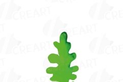 Green leaves and branches watercolor clip art pack, hand painted leafs collection. PNG, jpg, svg, vector illustrator &amp; corel files included Product Image 3