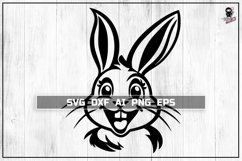 Easter Bunny SVG, Cute Baby animal Cut file Product Image 1