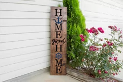 Beach House Front Porch Sign - Home Sweet Home SVG Product Image 1