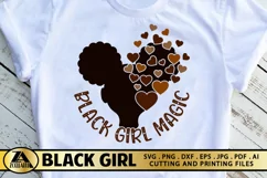 Black Girl Magic SVG | Valentine's Day Cut file Product Image 5