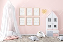 Frame mockup A4, Kids mockup, Mockup in interior / 9 Product Image 1