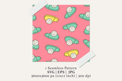 Cozy Fluffy Pom-Pom Slippers Seamless Pattern Product Image 2