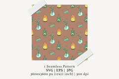 Relaxing Spa Day Seamless Pattern Digital Paper SVG Product Image 2