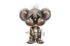 Funny Christmas Koala PNG Bundle Product Image 2
