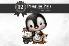 Baby Penguin Pals in Jobs Clipart Set Product Image 2