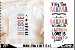 Mom Svg 4 Designs, Mother&#039;s Day Svg Product Image 1