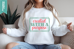 Created with a Purpose Svg, Funny Sarcastic Svg Product Image 2
