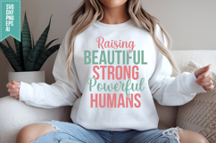 Raising Beautiful Strong Powerful Humans Svg, Sarcastic Svg Product Image 2