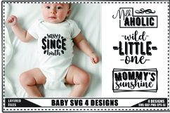 Funny Baby Svg, Newborn Svg, Cute Baby Saying Svg Product Image 1