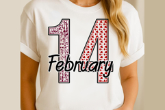 February 14 SVG PNG Cut Files Creative Art Product Image 1