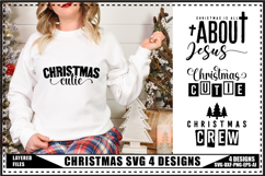 Christmas Svg 4 Designs, Funny Christmas Shirt Product Image 1