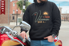 I Need Vitamin Sea Svg, Family Vacation Svg Designs Product Image 1