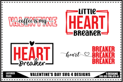 Funny Valentine's Day Svg 4 Designs Product Image 1
