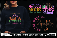 Inspirational Svg 4 Designs, Self Love Svg, Funny Quotes Svg Product Image 1