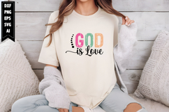 God is Love Svg, Motivation Svg Designs Product Image 1
