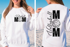Volleyball Mom Svg Cut Files Creative Art Product Image 1