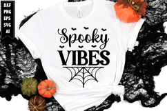 Spooky Vibes Svg, Halloween Ghost Svg Design Product Image 1