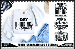 Sarcastic Svg 4 Designs, Funny Sarcasm Svg Product Image 1
