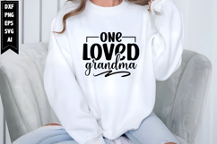One Loved Grandma Svg, Grandma Svg Designs Product Image 1