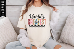World&#039;s Greatest Dad Svg, Father&#039;s Day Svg Designs Product Image 1