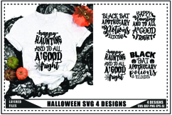 Halloween Svg 4 Designs, Halloween Ghost Trendy Svg Designs Product Image 1