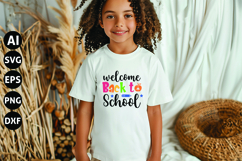 Welcome Back to School Svg, Teacher Shirt Svg Product Image 1