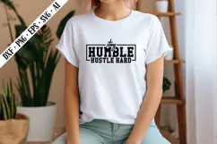 Stay Humble Hustle Hard Svg, Sarcastic Svg Designs Product Image 2