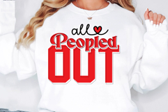 All Peopled Out SVG PNG Product Image 1