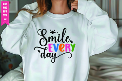 Smile Every Day Svg, Motivation Svg Designs Product Image 1
