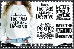 Sarcastic Svg, Funny Sarcasm Svg Product Image 1