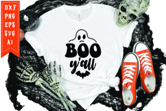 Boo Y&#039;all Svg, Halloween Svg, Funny Ghost Svg Product Image 1