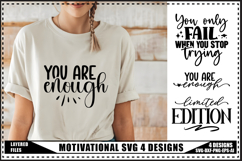 Motivation Svg 4 Designs, Self Love Motivational Svg Designs Product Image 1
