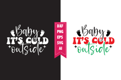 Baby it’s cold outside Svg, Christmas Svg, Xmas Svg Product Image 1