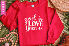 God is Love Svg, Motivation Svg Designs Product Image 1