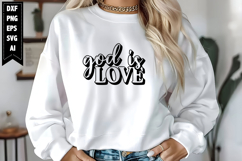 God is Love Svg, Motivation Svg Designs Product Image 1