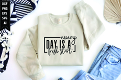 every day is a fresh start Svg, Motivation Svg Product Image 1