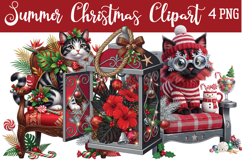 Summer Christmas Png Clipart Product Image 1