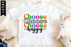 Choose Happy Svg, Motivation Svg Designs Product Image 1